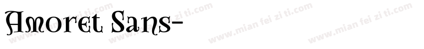 Amoret Sans字体转换